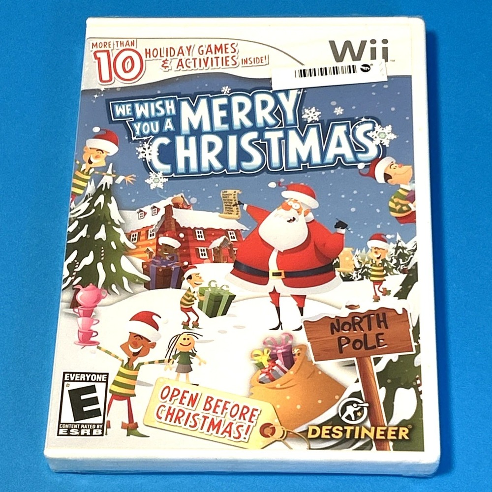 We Wish You a Merry Christmas Nintendo Wii Game New Sealed Destineer Holiday